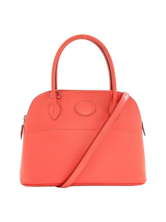 Hermes Handbags - Hermes Bolide 27 Silver Handbag Epsom